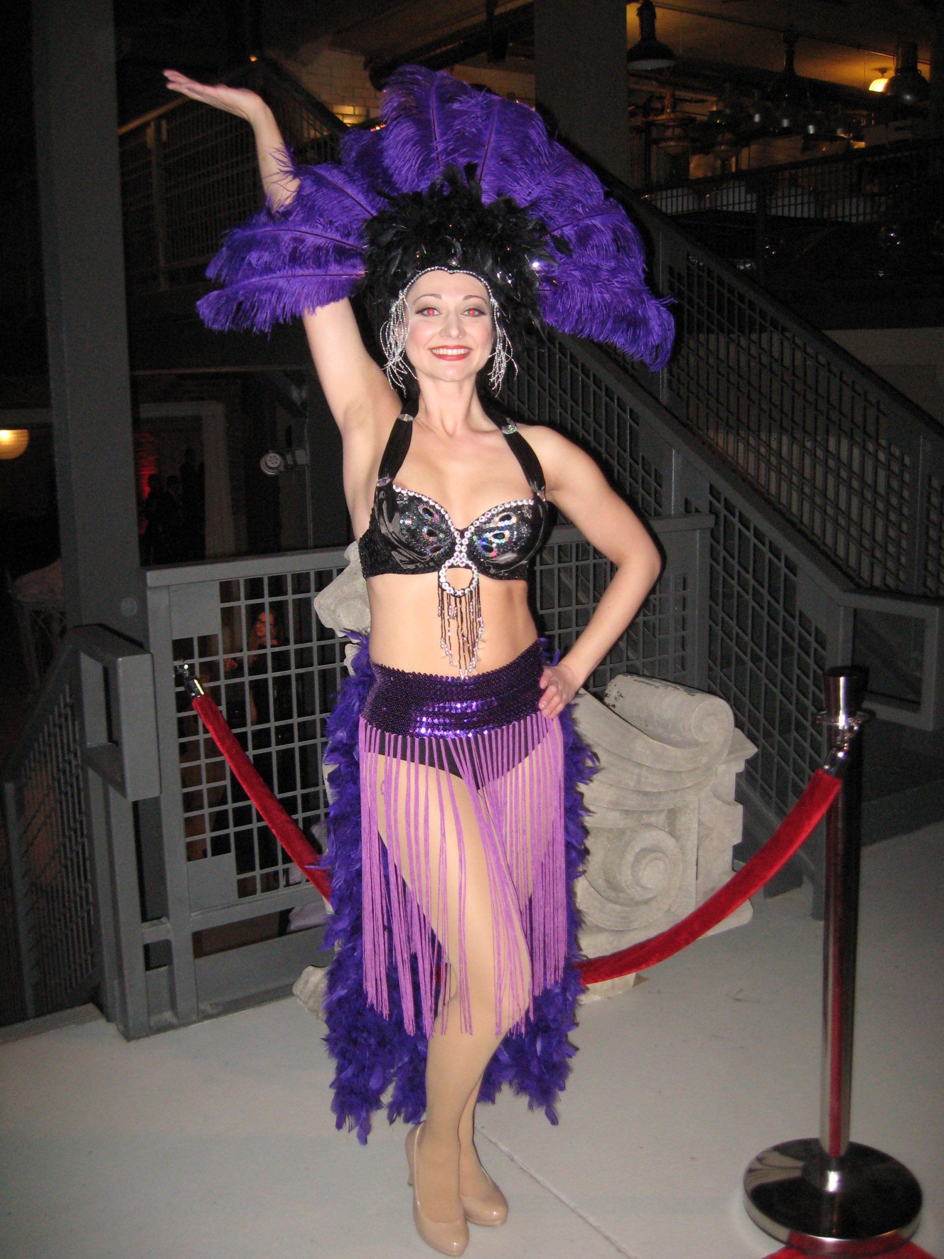 Purple Showgirl Costume